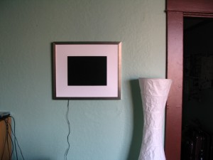 Picture Frame In Situ