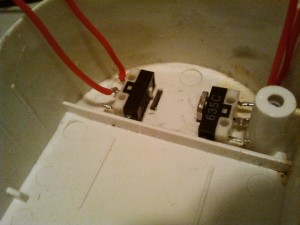 USB mouse switches mounted